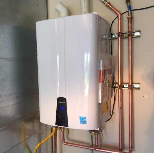 Navian Tankless Water Heater for going green