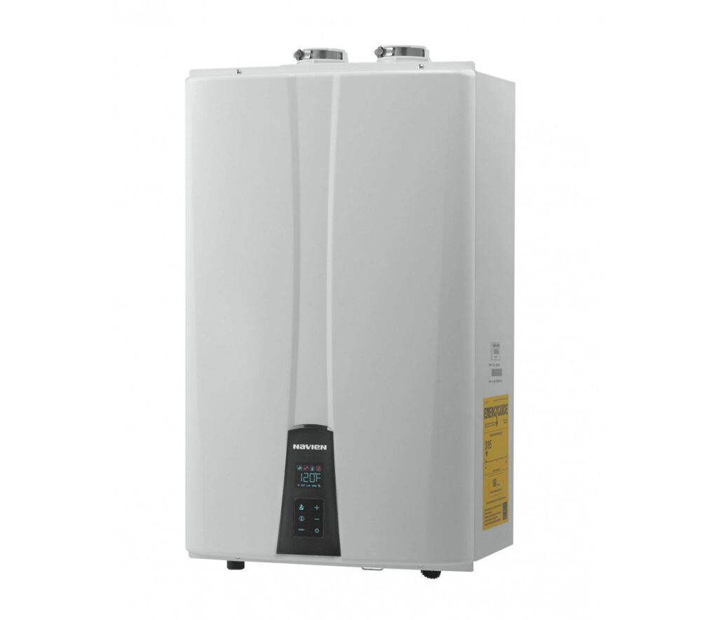 Navien Trenchless On-Demand Water Heaters, call your plumber for installation
