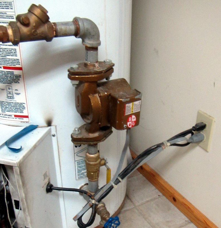 Hot Water Heater Recirculating pump